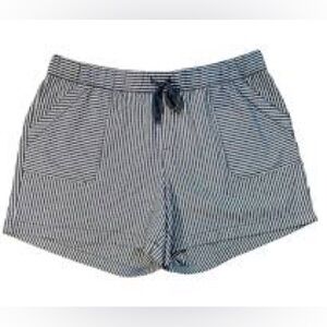 NWT Lane Bryant Striped Mid-Rise Pull-On Shorts Womens 20
